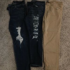 like new, american eagle jeans